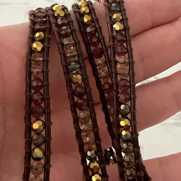 Victoria Emerson Wrap Bracelet Brown Tones Fall  Fashion - Picture 3 of 4